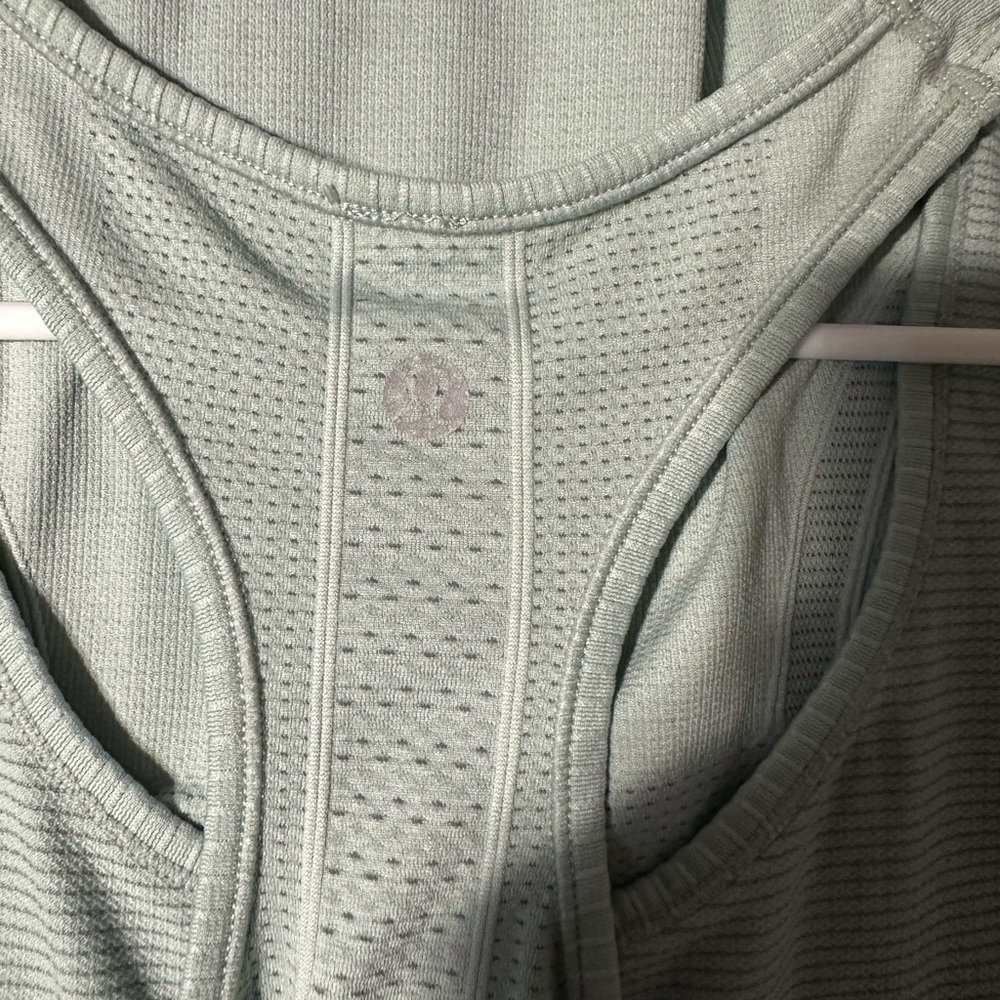 Light Green Racerback Tank Top - Picture 2 of 2